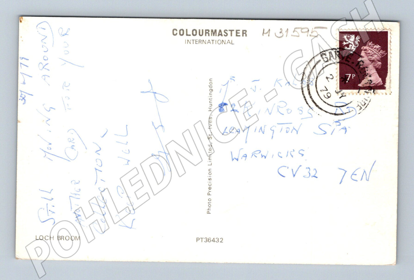 Pohlednice Velká Británie Loch Broom krajina 1977 (M31595)