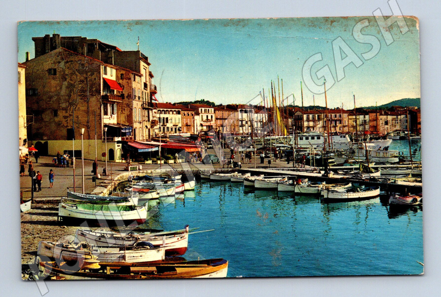Pohlednice Francie Saint-Tropez přístav 1965 (M31596)