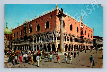 Pohlednice Itálie Benátky Dóžecí palác 1968 (M31600)