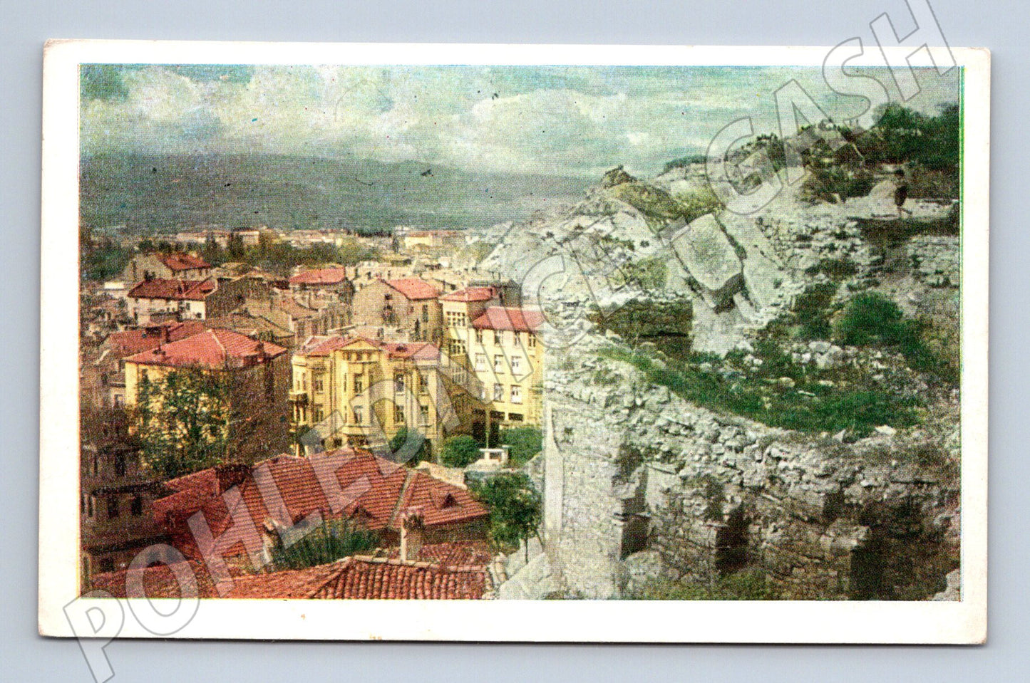 Pohlednice Bulharsko Plovdiv s hradem (M31610)