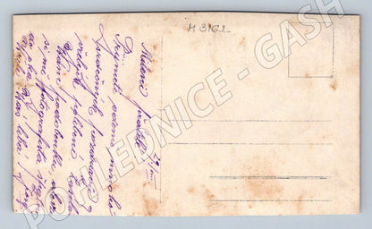 Pohlednice herec ve vojenské uniformě pozdrav (M3162)