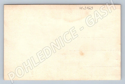 Pohlednice vojáci a pes u kotle polní kuchyně (M3163)