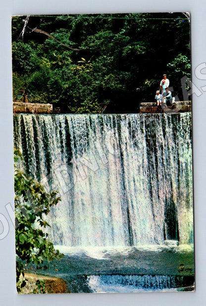 Pohlednice SSSR Nový Afon vodopád 1974 (M31630)