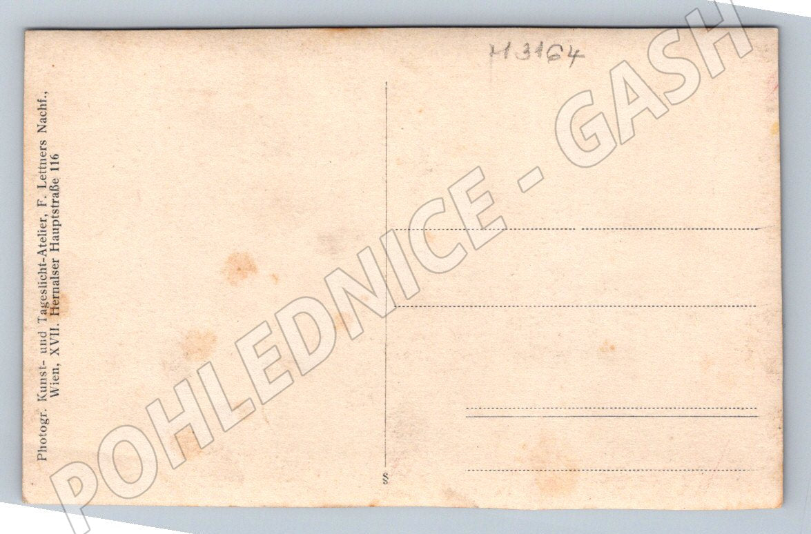 Pohlednice muž v uniformě F Lettners Nachf Vídeň (M3164)