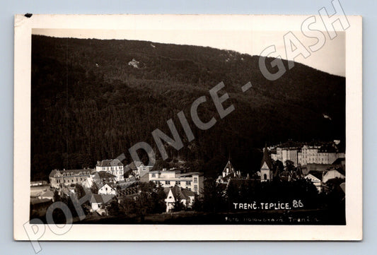 Pohlednice Slovensko Trenčianske Teplice panorama (M31640)