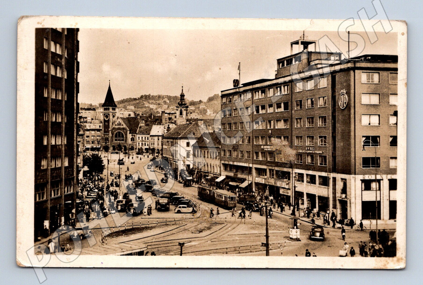 Pohlednice Slovensko Bratislava město tramvaj 1940 (M31660)