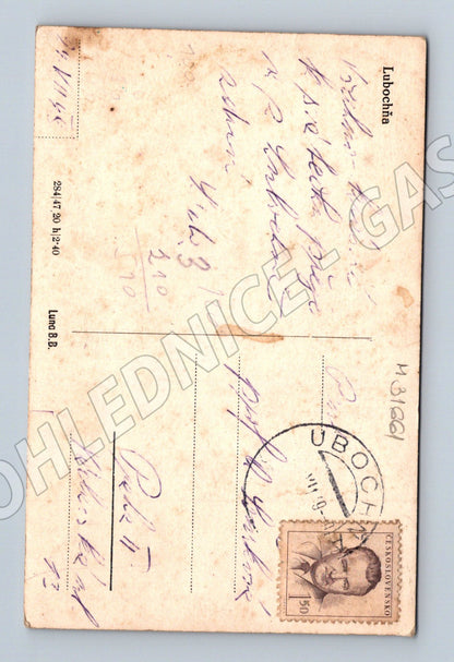 Pohlednice Slovensko Ľubochňa sanatorium 1946 (M31661)