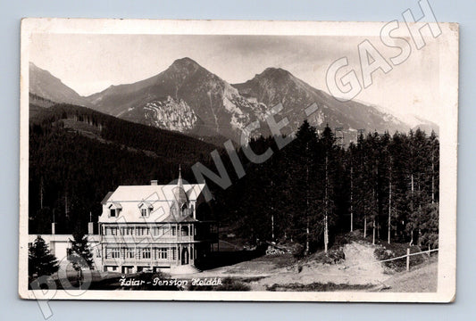 Pohlednice Slovensko Ždiar Pension Heidrich 1934 (M31662)