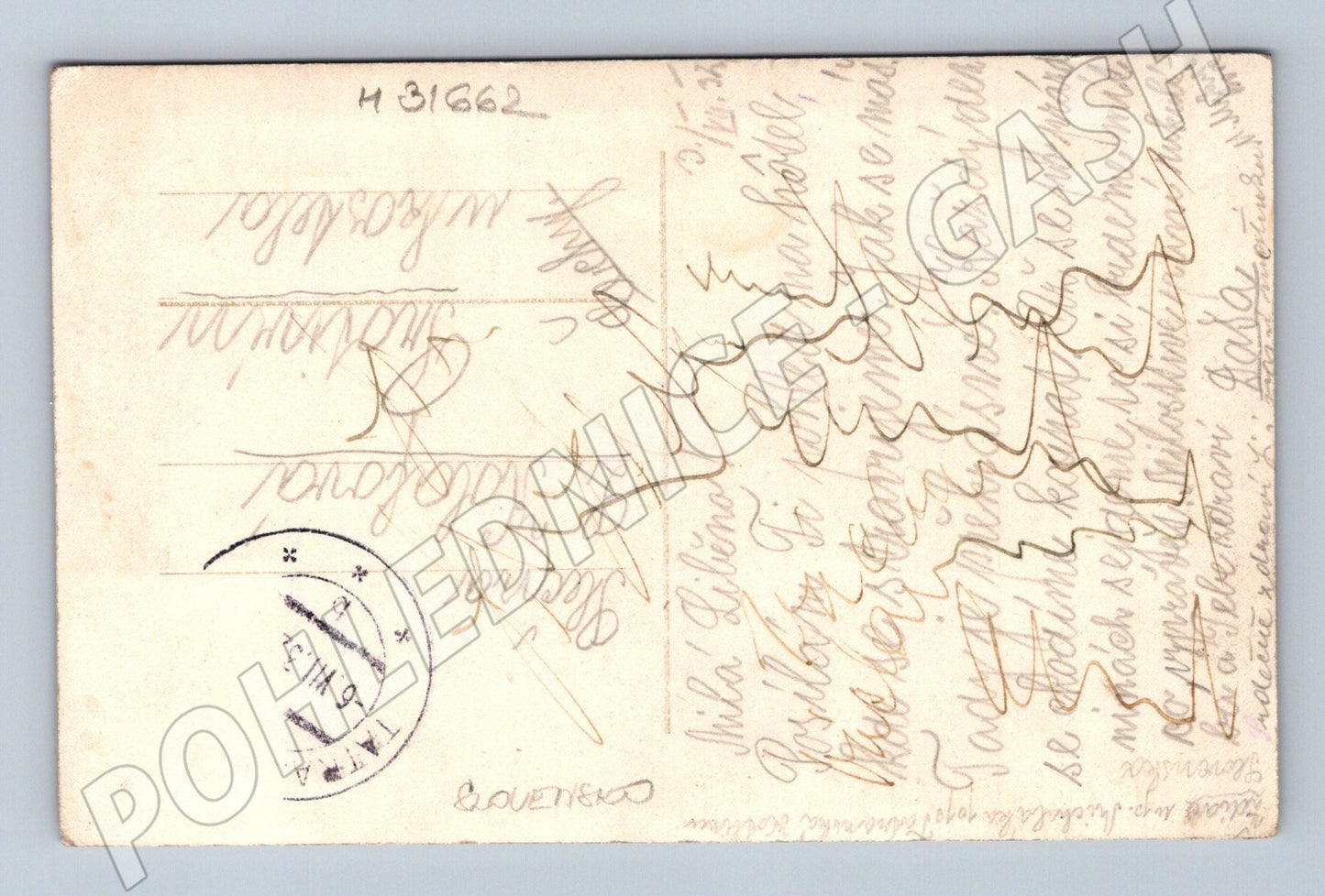 Pohlednice Slovensko Ždiar Pension Heidrich 1934 (M31662)