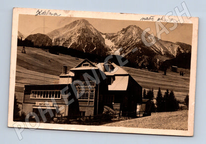 Slovensko Vysoké Tatry Ždiar Pension Vítek kolem 1940 (M31672)
