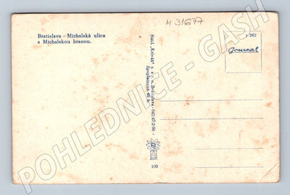 Pohlednice Slovensko Bratislava Michalská brána (M31677)