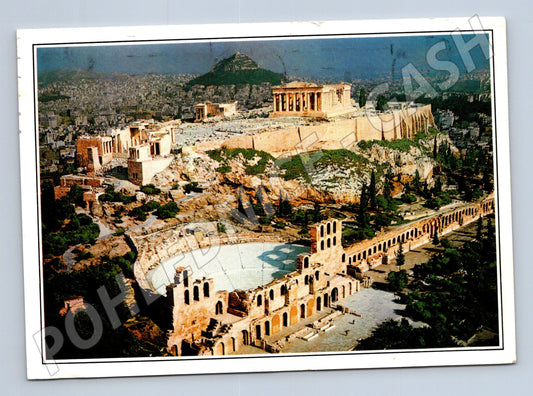 Pohlednice Řecko Athény Akropolis 1990 (M31686)