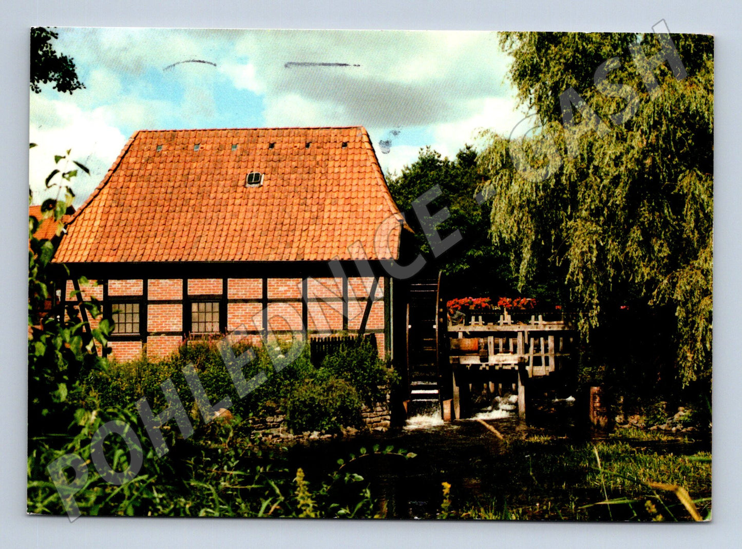 Pohlednice Německo Historische Wassermühle Münster/Örtze 1995 (M31720)