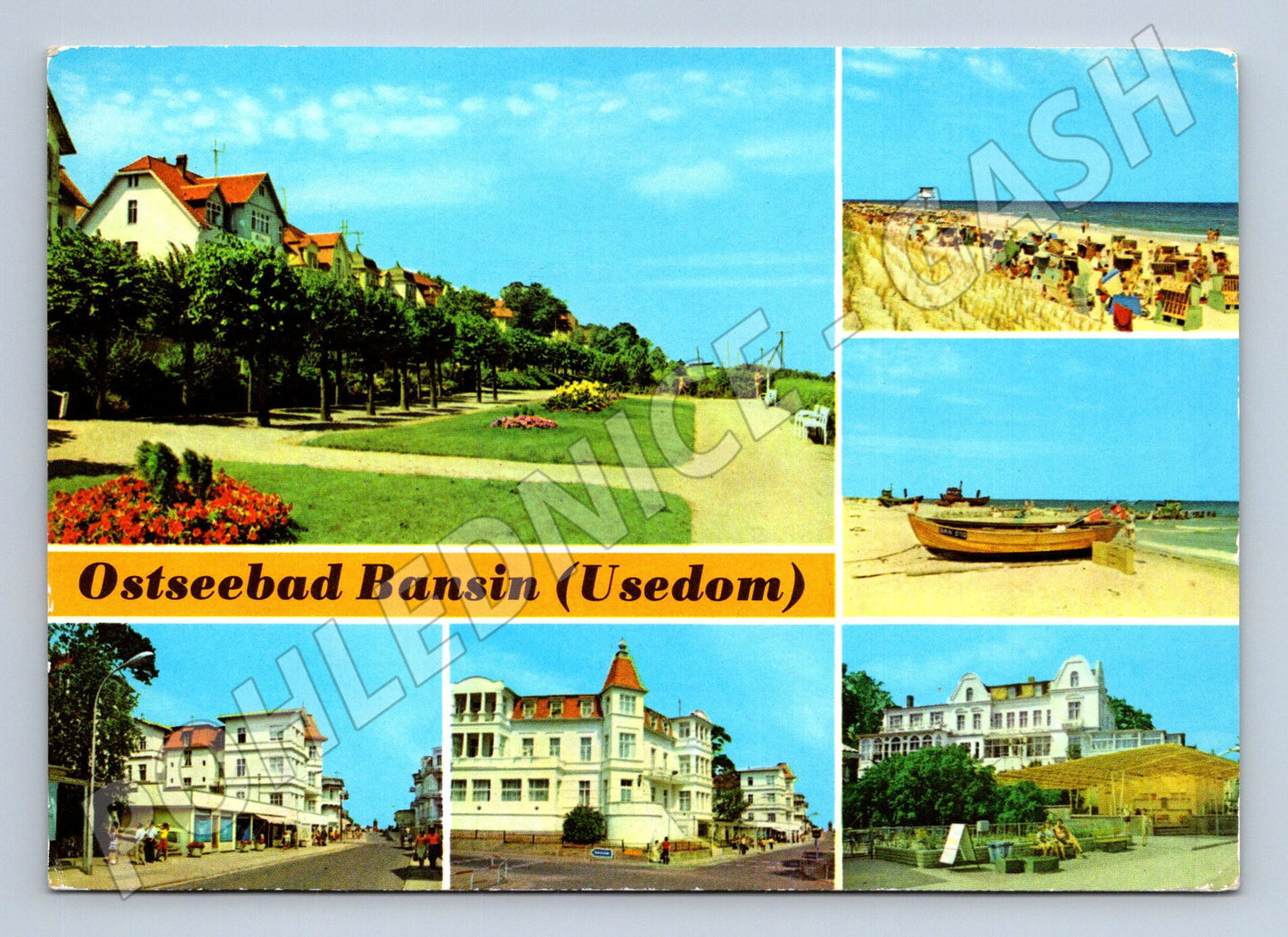 Pohlednice Německo Ostseebad Bansin Usedom 1982 (M31723)