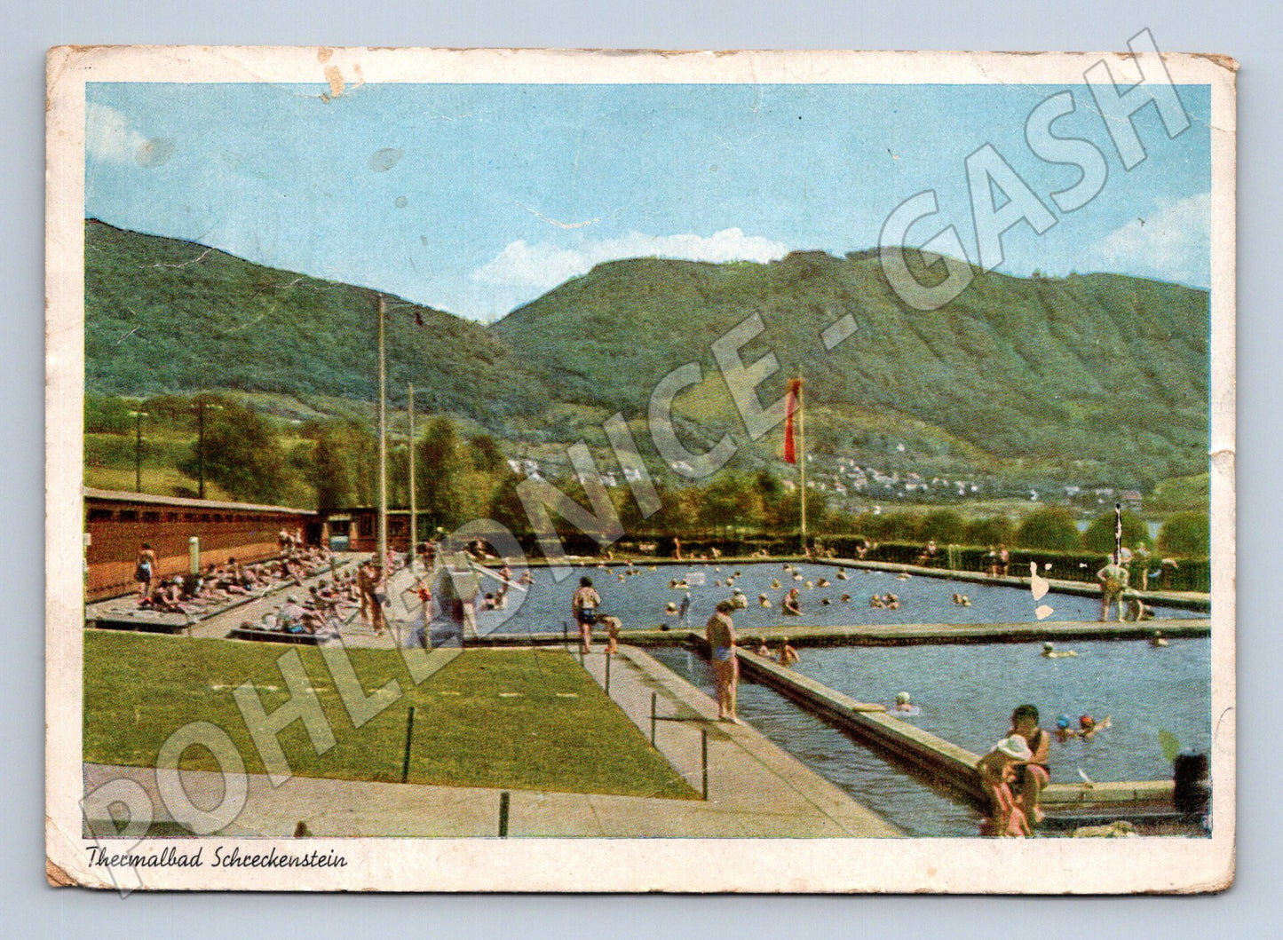 Pohlednice Německo Thermalbad Schoeckenstein 1916 (M31728)