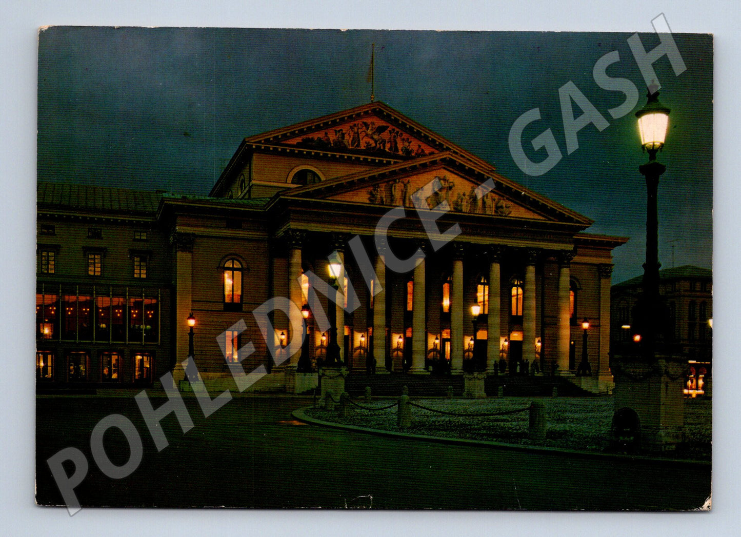 Pohlednice Německo Mnichov Národní divadlo 1989 (M31739)
