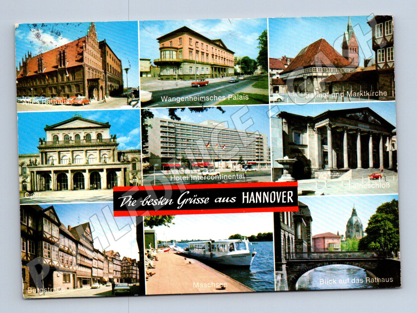 Pohlednice Německo Hannover collage 1974 (M31742)