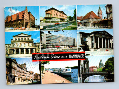 Pohlednice Německo Hannover collage 1974 (M31742)