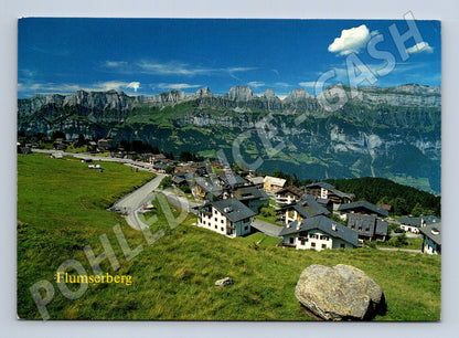Pohlednice Švýcarsko Flumserberg horská vesnice 1997 (M31745)