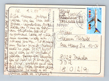 Pohlednice Německo Speyer koláž pamětihodností 1988 (M31755)