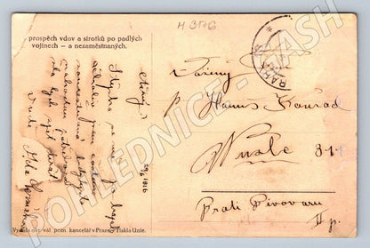 Postcard of a military camp 1916 (M3176)