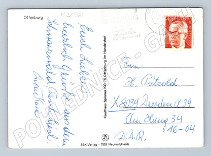 Pohlednice Německo Offenburg, více motivů 197x (M31761)