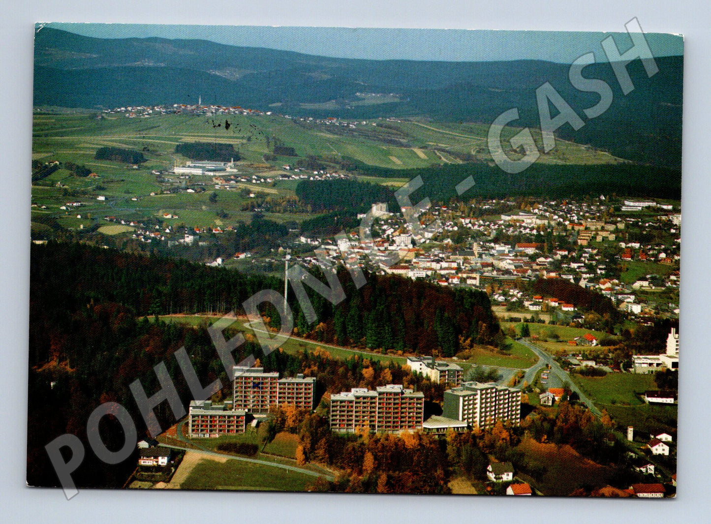 Pohlednice Německo Freyung letecký pohled 1985 (M31766)