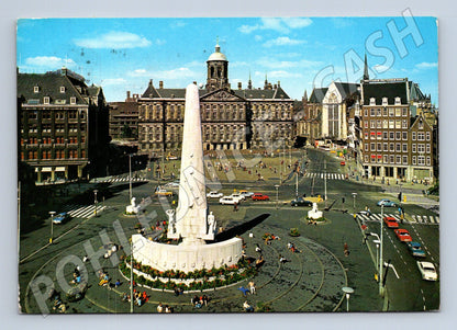Pohlednice Holandsko Amsterdam Dam Square 1975 (M31774)