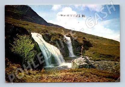 Pohlednice Velká Británie vodopády a krajina 1974 (M31777)