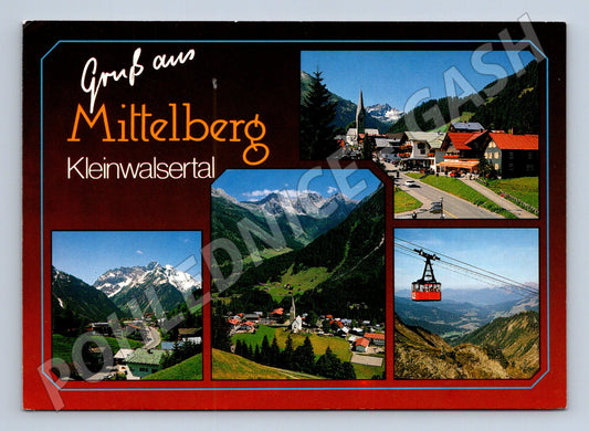 Pohlednice Rakousko Mittelberg Kleinwalsertal 1994 (M31782)