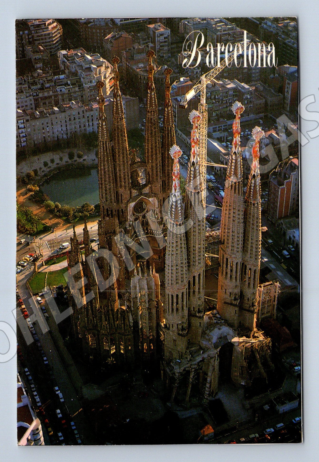 Pohlednice Španělsko Barcelona Sagrada Familia 1987 (M31788)
