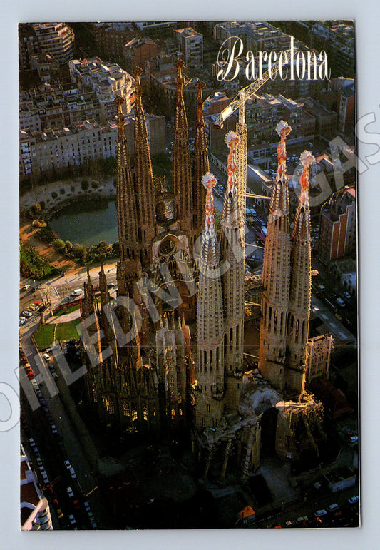 Pohlednice Španělsko Barcelona Sagrada Familia 1987 (M31788)