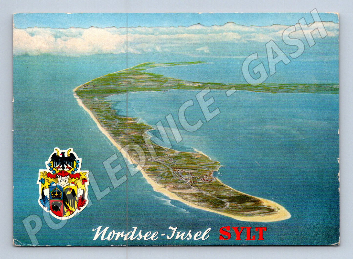 Pohlednice Německo Nordsee-Insel Sylt letecký pohled (M31790)