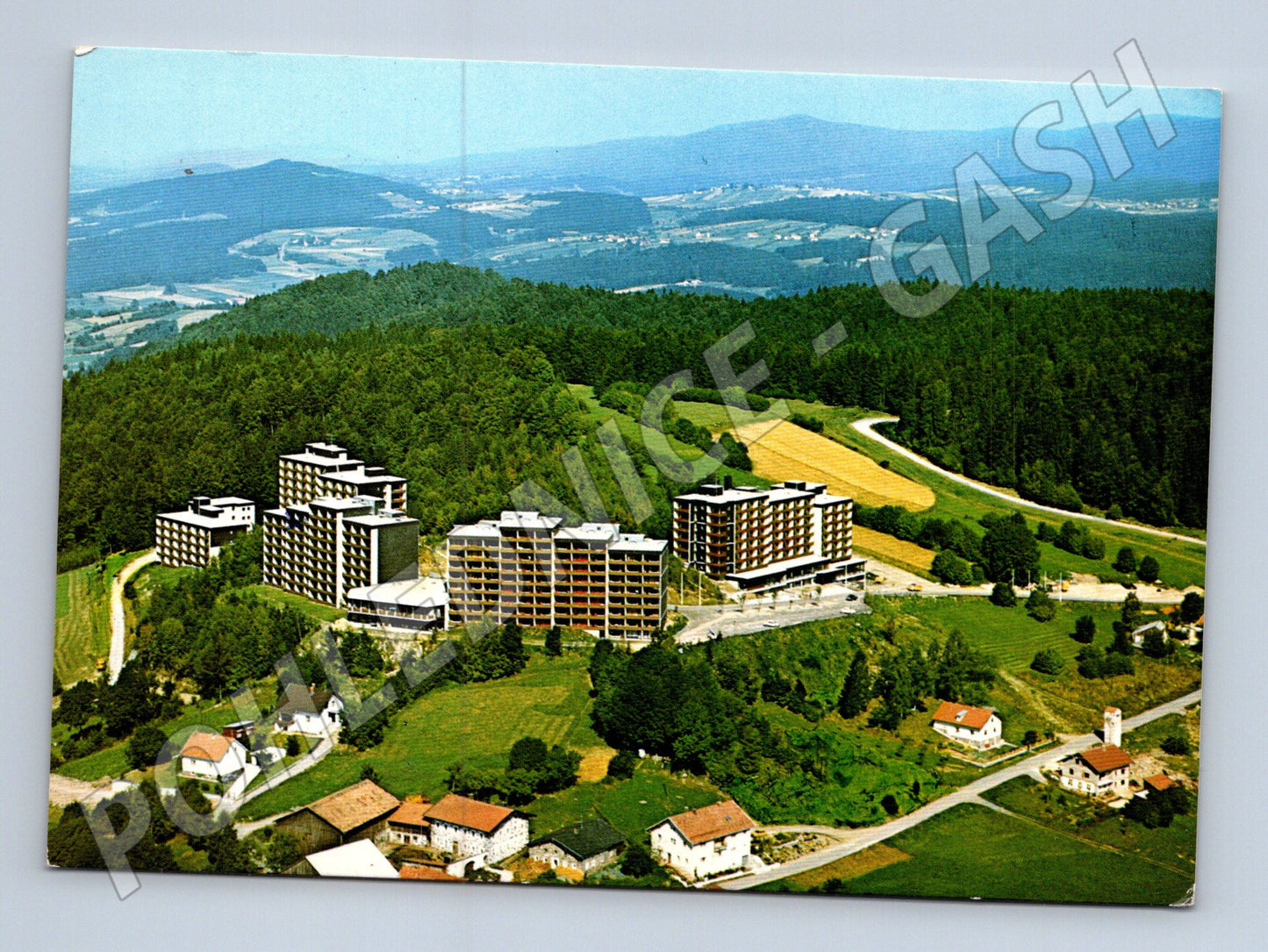 Pohlednice Německo Freyung Geyersberg Ferienpark 1990 (M31793)