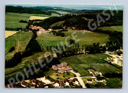 Pohlednice Německo Brakel Erlenhof letecký pohled 1977 (M31795)