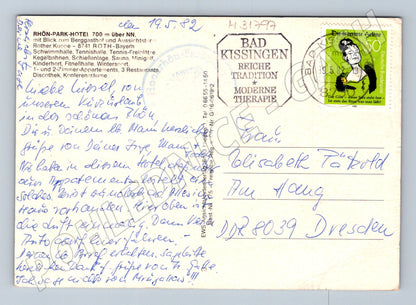 Pohlednice Německo Rhön-Park-Hotel 1982 (M31797)