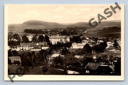 Pohlednice Letohrad celkový pohled Orbis do 1950 (M318)