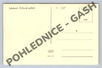 Pohlednice Letohrad celkový pohled Orbis do 1950 (M318)