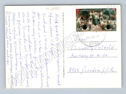 Pohlednice Německo Waldsassen kostely 1989 (M31801)
