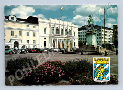 Pohlednice Švédsko Göteborg Gustaf Adolfs Torg 1992 (M31802)