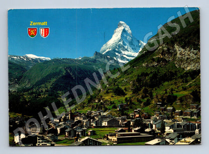 Pohlednice Švýcarsko Zermatt Matterhorn 1976 (M31808)