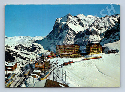 Pohlednice Švýcarsko Kleine Scheidegg Wetterhorn 1975 (M31810)