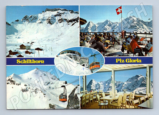 Pohlednice Švýcarsko Schilthorn Piz Gloria 1987 (M31813)
