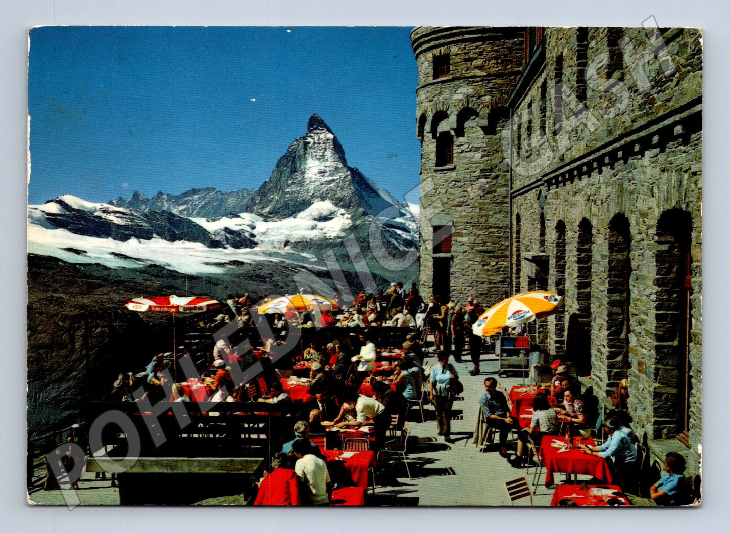 Švýcarsko Zermatt Matterhorn Kulmhotel Gornergrat 1970 (M31818)