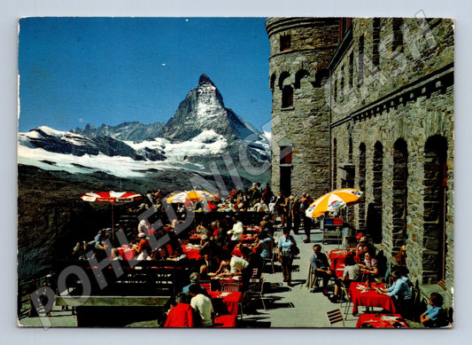 Švýcarsko Zermatt Matterhorn Kulmhotel Gornergrat 1970 (M31818)