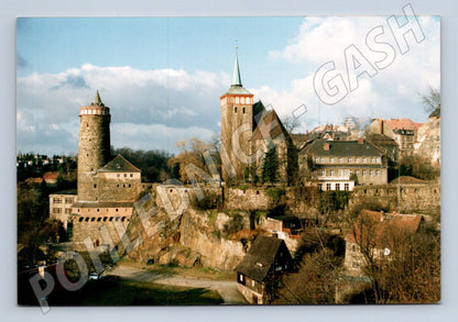 Pohlednice Německo Bautzen hradby věže 1992 (M31821)
