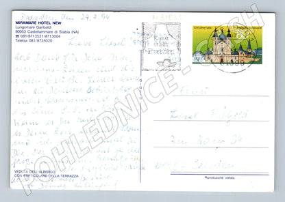 Pohlednice Itálie Castellammare di Stabia Miramare 1994 (M31823)