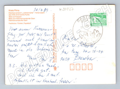 Pohlednice Nemecko Saské Švýcarsko krajina 1989 (M31827)