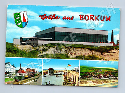 Pohlednice Německo Borkum různé pohledy 1983 (M31835)