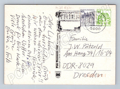 Pohlednice Německo Trier Porta Nigra kolem 1970 (M31837)